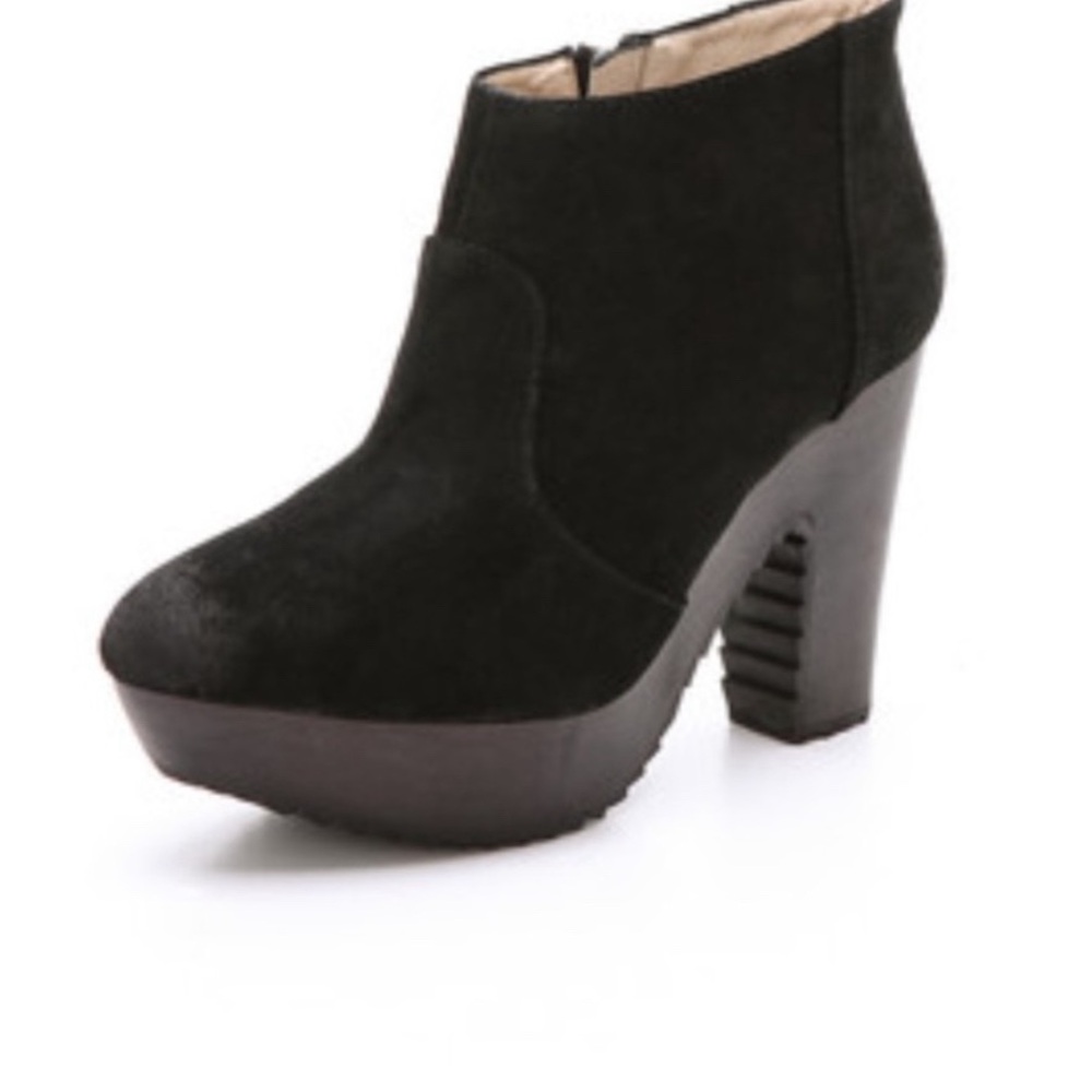 EUC- Matt Bernson ‘Dylan’ Side Zip Suede Platform Boots- RARE COLOR COMBINATION